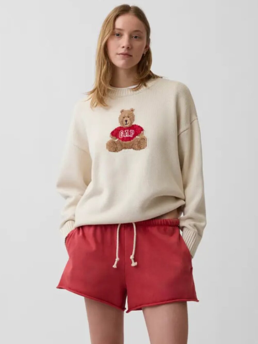 GAP Bear Sweater - 100% Cotton Oversized Sweater {Medium}